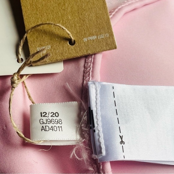 ADIDAS don’t rest alphaskin padded sports bra mesh racerback pastel pink size XS - Picture 14 of 16